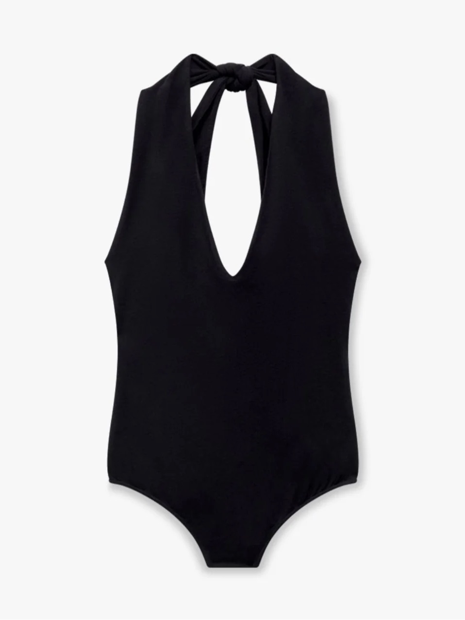 Anothertomorrow Black Halter Bodysuit